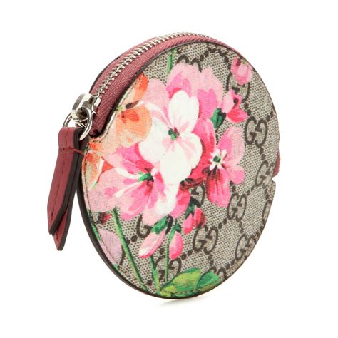 gucci floral coin purse